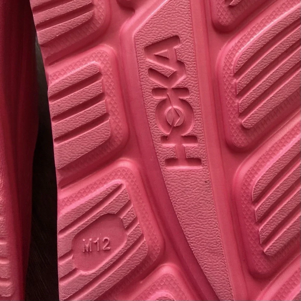 HOKA One One Ora Recovery Slides 3 Mens 12 Womens 13 Pink Athleisure Sporty